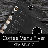 Coffee Menu Flyer Template