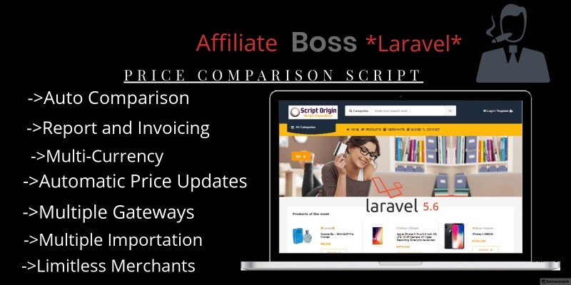 Affiliate Boss Price Comparison PHP Script 