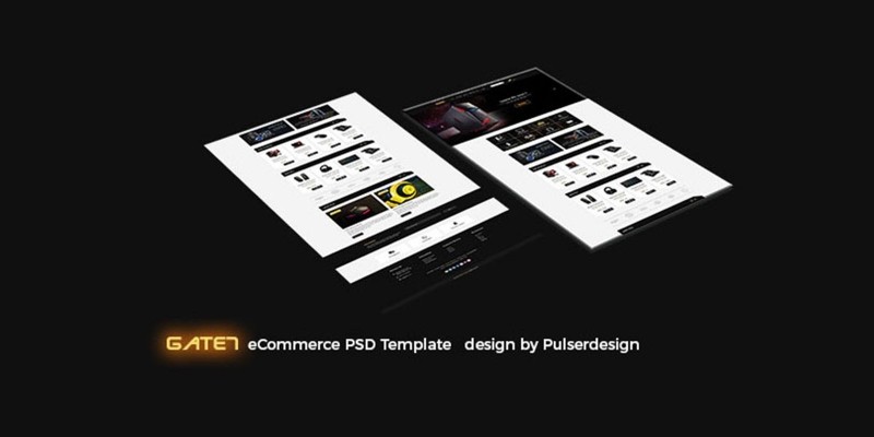 Gate 7 eCommerce PSD Template