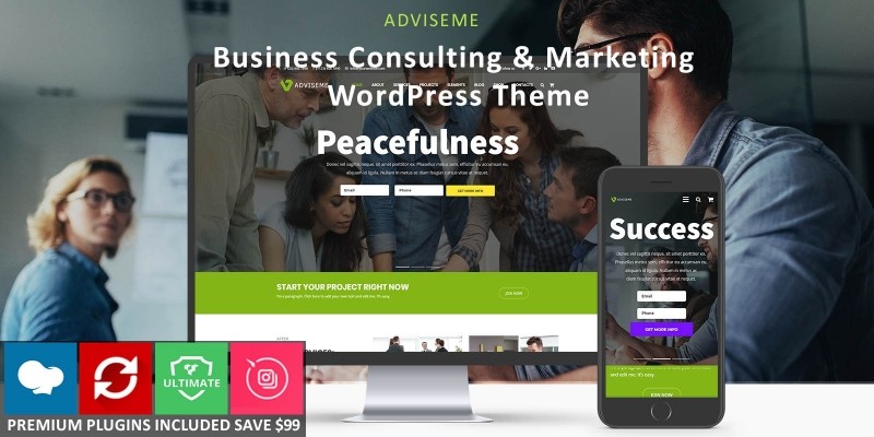 Adviseme - Consulting Business WordPress Theme