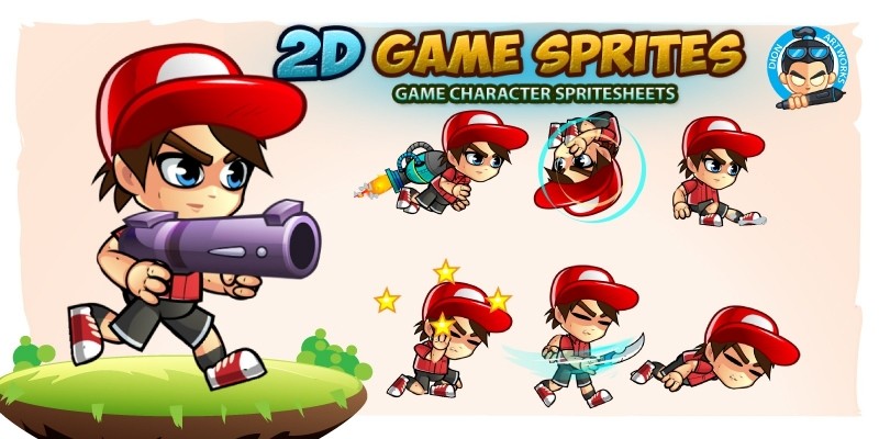 2D Game Character Sprites