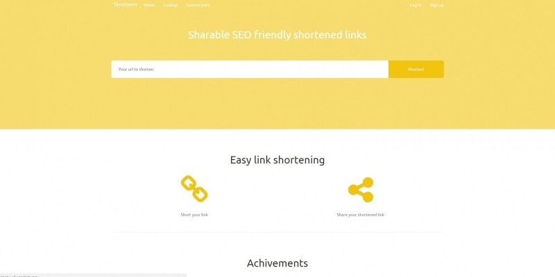 SEO friendly URL Shortener Script