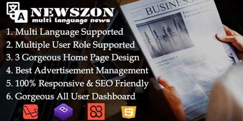 Newszon - News Site PHP Script