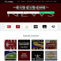 Live TV Channel Broadcasting Script PHP Screenshot 1