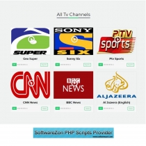 Live TV Channel Broadcasting Script PHP Screenshot 2