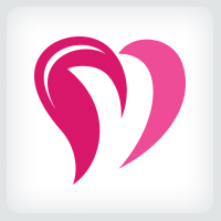 Heart - Letter Y Logo