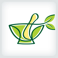 Mortar and Pestle - Pharmacy Logo