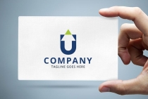 Letter U Arrow Logo Screenshot 1