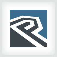 Letter P - Real Estate Logo