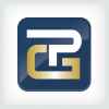 Letters GP or PG Logo