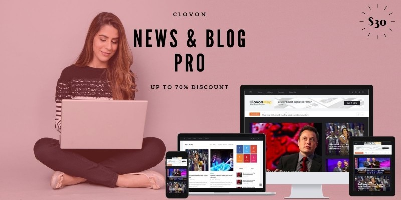 ClovonMag Online - News And Blog Script - Laravel