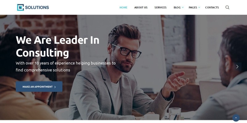 Consulting Business Finance  HTML5 Template