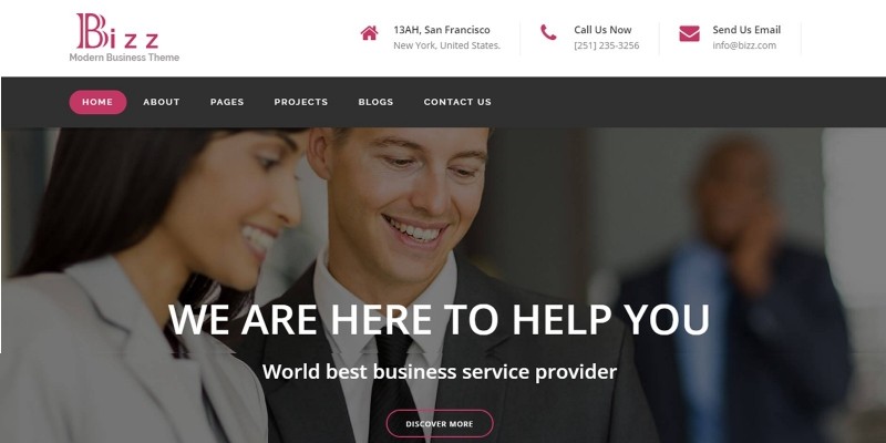 Bizz - Business & Corporate HTML Template