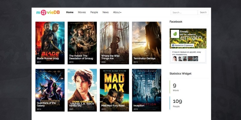 MovieDB Wordpress Theme