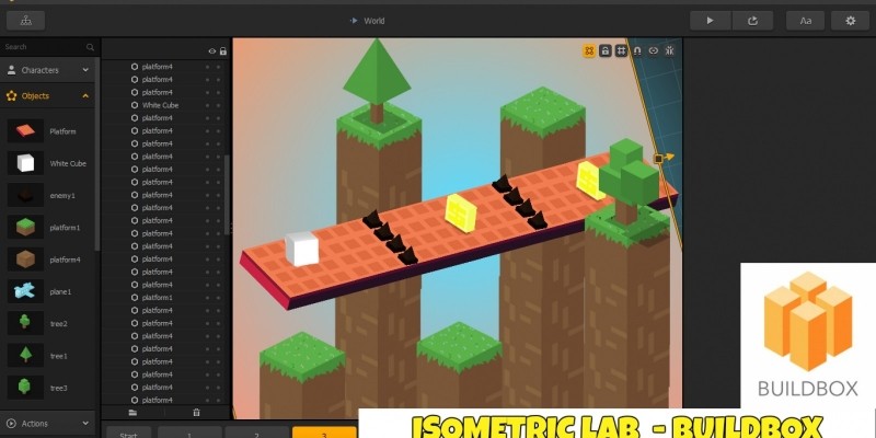 Isometric Lab - Buildbox Template