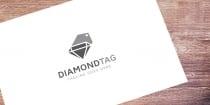 Diamond Tag Logo Template Screenshot 1