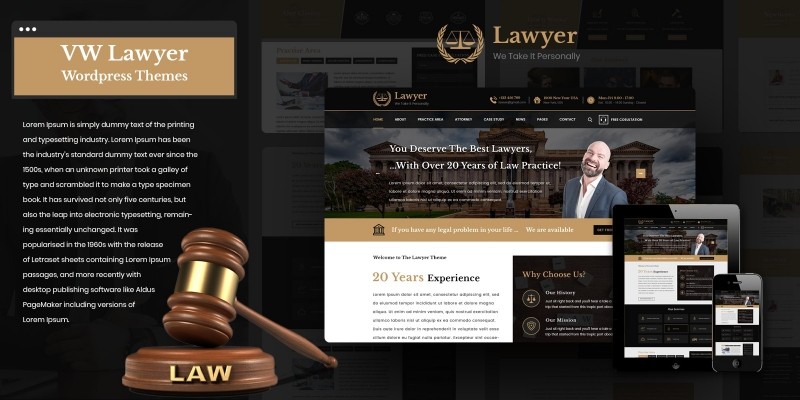 VW Lawyer Pro WordPress Theme