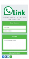WhatsLink - Direct Message Link Generator Screenshot 1