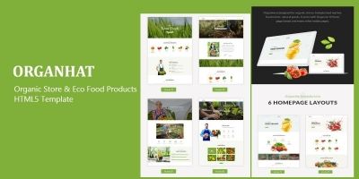 Organhat HTML Template
