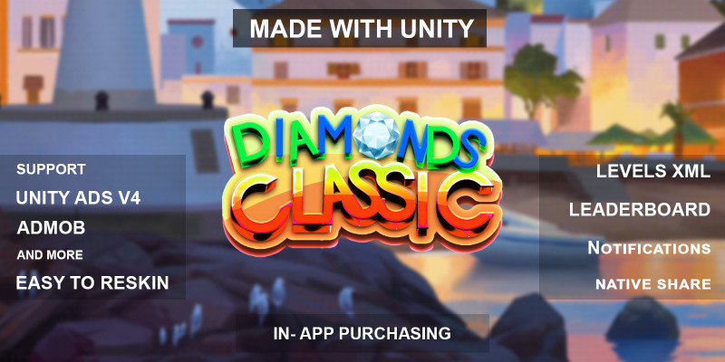 Diamonds Classic - Full Unity Project