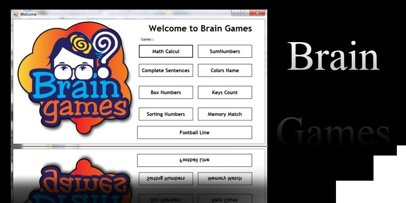 Brain Games .Net Full Application Source Code