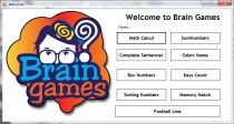 Brain Games .Net Full Application Source Code Screenshot 1
