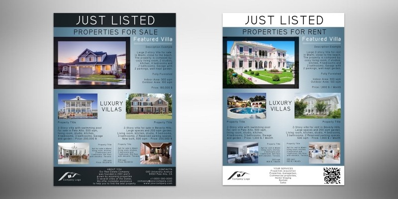 Elegance Real Estate Flyer Brochure Template