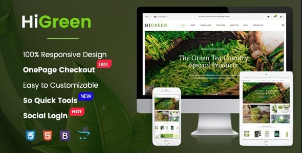 HiGreen - Multipurpose OpenCart Theme 