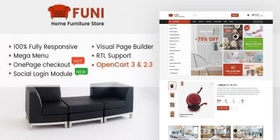 Funi - Multipurpose OpenCart Theme