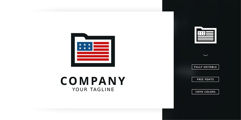 American File Logo Template