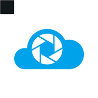 Cloud Camera Logo Template