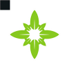 Leaf Compass Logo Template