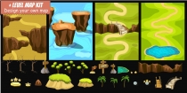 Game Level Map Concept Set  Screenshot 5