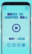 Boxes Vs Jumping Ball - Buildbox Game Template Screenshot 1