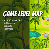 Game Level Map