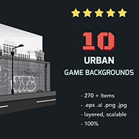 10 Urban Game Backgrounds