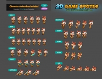 Squirrel 2D Game Character Sprites Screenshot 2