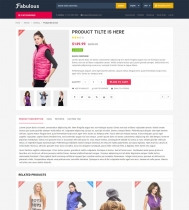 Fabulous - Multipurpose eCommerce HTML Template Screenshot 1