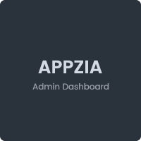 Appzia - Responsive Admin Dashboard Template