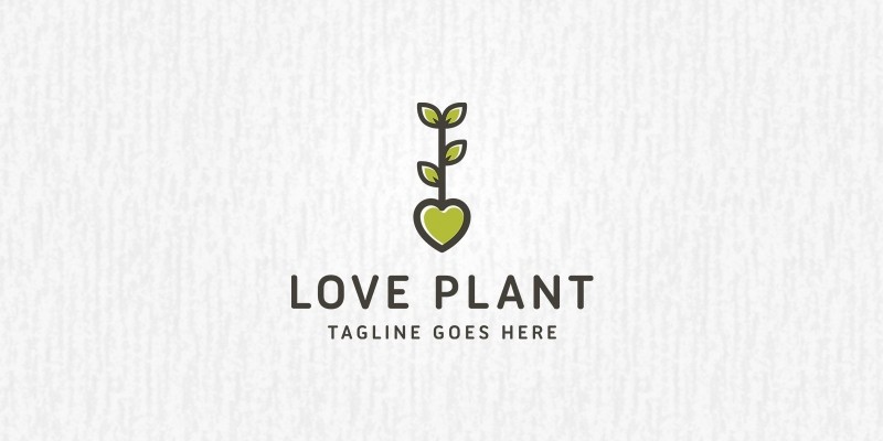 Love Plant - Logo Template