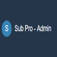 Sub Pro Premium Business Admin Template 