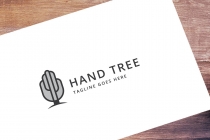 Hand Tree Logo Template Screenshot 1