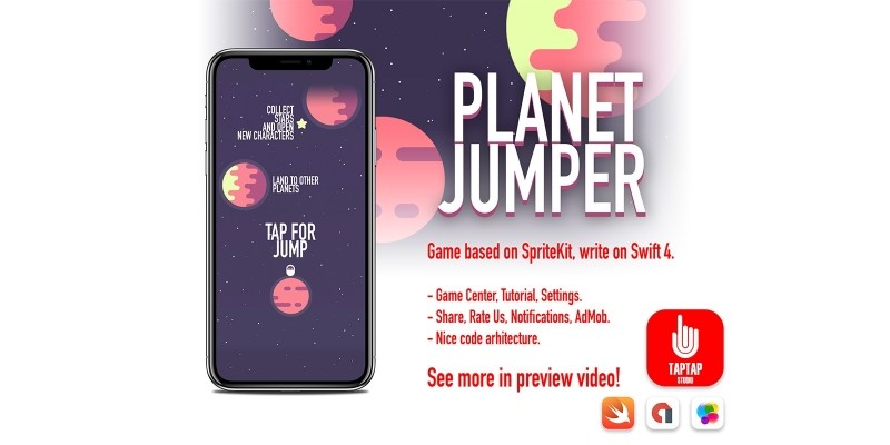 Planet Jumper iOS Source Code