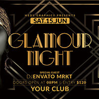 Glamour Night Flyer