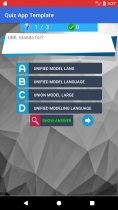 MCQs Quiz Android App Template Screenshot 1