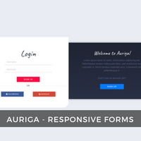 Auriga - Bootstrap HTML Forms