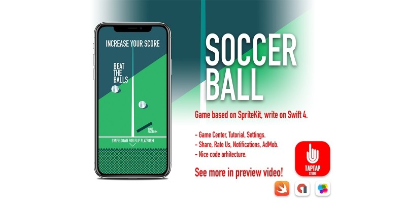 Soccer Ball iOS Source Code