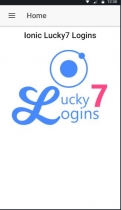 Luck 7 Logins - Ionic Login Pack Screenshot 1