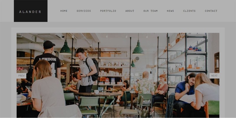 Avander WordPress Theme