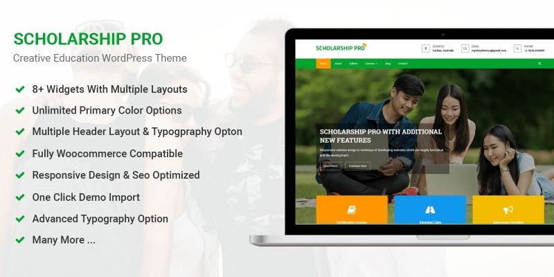 Scholarship Pro WordPress Theme